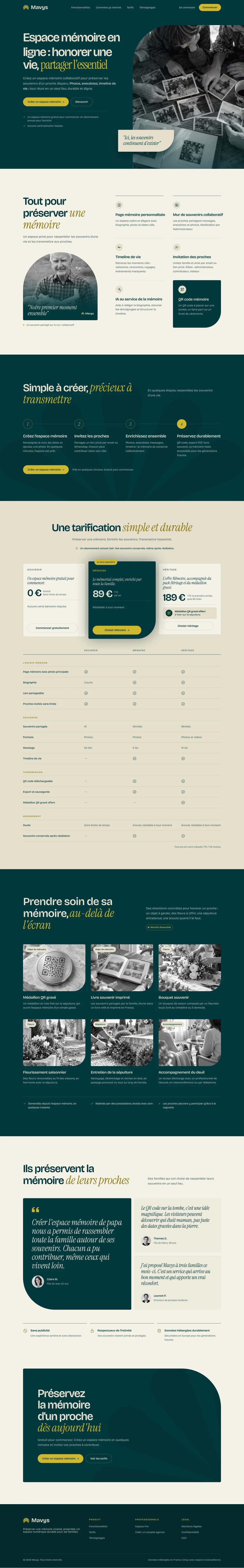 Mavys, détail du projet